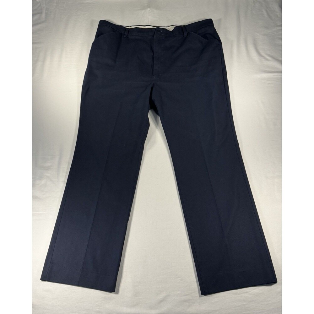 Red Kap Men's Workwear Pants Navy Blue Size 44x32 Twill Polyester/Cotton